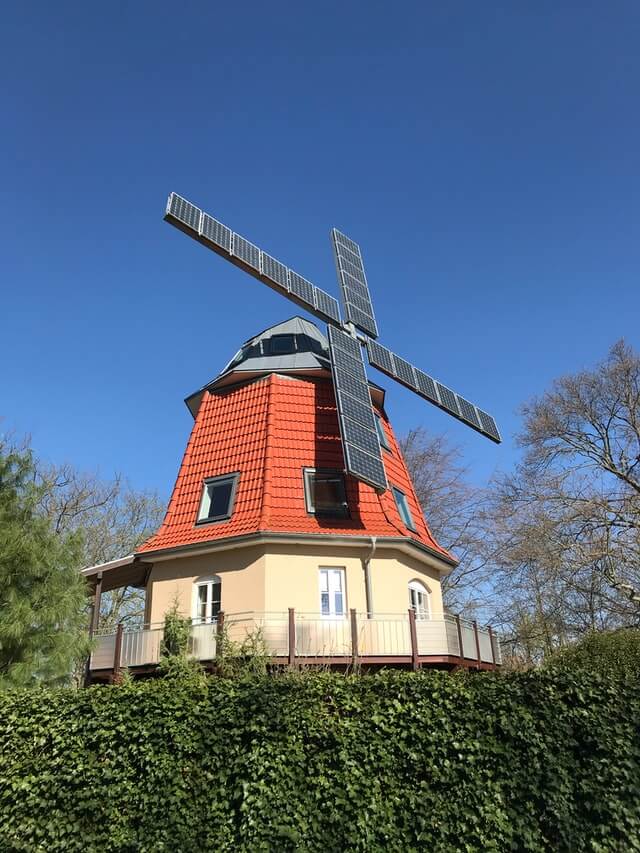 Windmill run on Solar Power