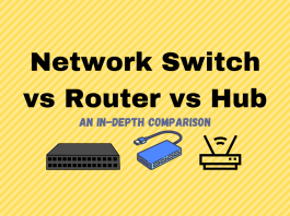 Network Switch vs Router vs Hub