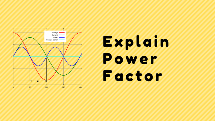 explain power factor and its importance