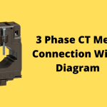 3 Phase CT Meter Connection Wiring Diagram