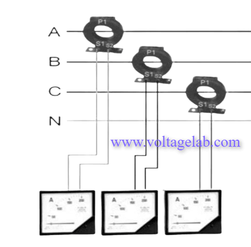 3 phase ct meter connection wiring diagram 