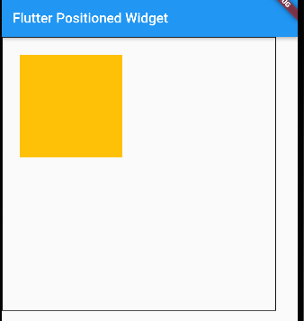 flutter position rect