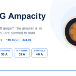 8 AWG Wire Ampacity: 40 A or 50 A? NEC 310.16 Explained 8 AWG wire ampacity chart showing 40 amps at 60C, 50 amps at 75C and 55 amps at 90C from NEC Table 310.16