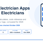 Best Electrician Apps for US Electricians (2026) Best electrician apps for US electricians in 2026: exam prep, calculators, code reference and apprentice hour logs compared